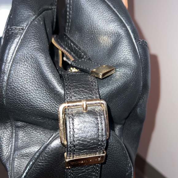 Michael Kors Layton Black Leather Satchel Bag - Picture 4 of 12